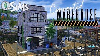 Converted Warehouse | Collab with StefZet | Stop Motion | No CC | Sims 4