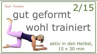 2/1530 min. gut geformt, wohl trainiert | Matten-Figur-Workout, ohne Geräte