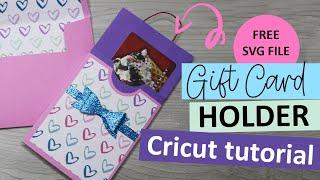 Easy Cricut Gift Card Holder Tutorial