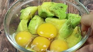 SUPER RECIPES | ADDED EGGS TO THE AVOCADO, SEE WHAT DELIGHT IT IS!