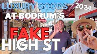 FAKE HIGH STREET TOUR in BODRUM | DANCING Street Cleaner! 2024