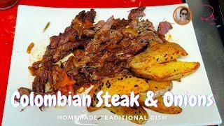 COLOMBIAN STEAK AND ONIONS | Encebollado y Picada de Carne - Food for Sharing