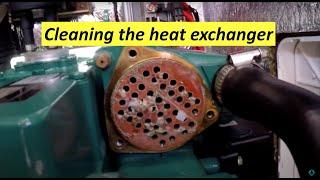 Sailboat Engine Maintenance. Part 1 Cleaning the Heat Exchanger.