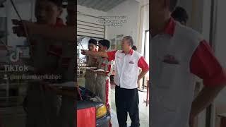 Kegiatan Uji Kompetensi Keahlian (UKK) Teknik Kendaraan Ringan Otomotif (TKRO).