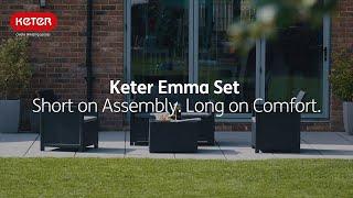 How To Build Keter Emma Lounge Set | Step by Step Assembly Video