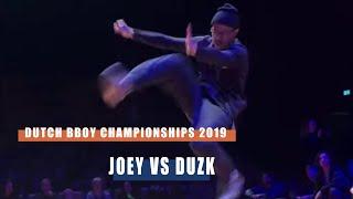 Joey vs. Duzk | FINAL | Dutch Bboy Championships 2019