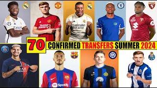 BEST 70 CONFIRMED TRANSFER IN SUMMER 2024 UNTIL NOW  Osimhen,Mbappé,Guimarães,Zieliński..