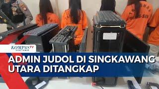 Satreksrim Polres Singkawang Tangkap 6 Admin Judi Online, Komputer & HP Ikut Disita