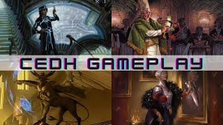 Toluz vs Raffine vs Rocco vs Evelyn cedh gameplay with new commander from new capenna