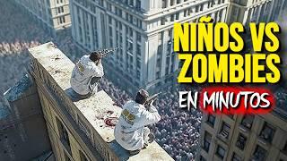DOS NIÑOS EN UN APOCALIPSIS ZOMBIE (Resumen) EN MINUTOS