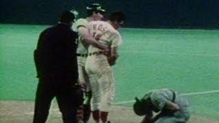 1970 All-Star Game: Rose knocks over Fosse to score