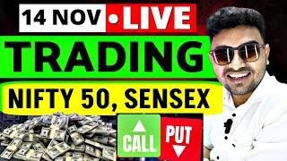 14 Nov Live Trading NIFTY 50, SENSEX Intraday Scalping with Sonu Singh @SonuSinghSpeaker #trading