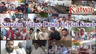 participation of the people of Sarwana Village Dawat for Isal Sawab Rab Niwas Khan and his sister