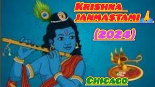 KRISHNA JANMASTAMI (2024) | CHICAGO KALI BARI | JHULA, ABHISHEK, PUJA & AARTI  CELEBRATION | USAvlog