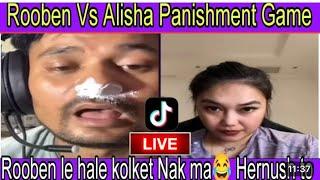 Funny Live with Alisha And Rooben TikTok Live || rooben khadka official