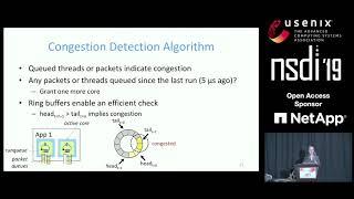 NSDI '19 - Shenango: Achieving High CPU Efficiency for Latency-sensitive Datacenter Workloads