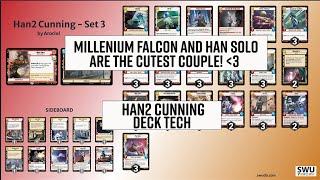 Han Solo Worth the Risk with Cunning! Han and Falcon = Totes Adorbs!  Star Wars Unlimited Deck Tech