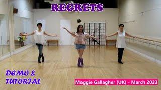 Regrets - Line Dance (Dance & Teach) | Regina Cheung | Flynn | Maggie Gallagher