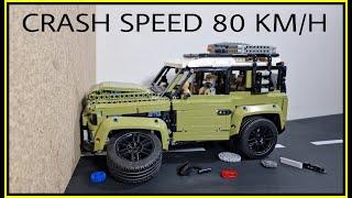 Lego Technic 42110 CRASH  80 KM/H  Lego car CRASH TEST - Lego Technic CRASH Test