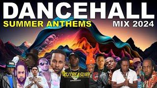 DANCEHALL MIX 2024 | SUMMER ANTHEMS | VYBZ KARTEL, MASICKA, VALIANT BY DJ TREASURE