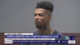 Blueface, rapper arrested on attempted murder charge, appears in court