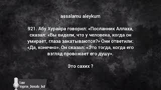 Вопрос №28 из серии вопрос/ответ. Давуд Аш-Шинкыти