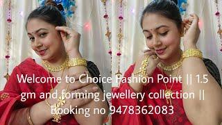 Gold plated jewellery from Choice Fashion Point booking number 9478362083