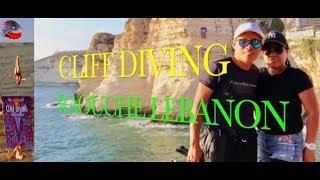 REDBULL CLIFF DIVING  IN LEBANON-RAOUCHE ( PIGEON ROCKS)2019