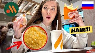 Shocked by Russian McDonalds TASTY AND PERIOD!   Russia vlog