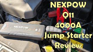 NEXPOW Q11 4000A Jump Starter Review