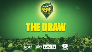 THE DRAW! 2024/25 Paddy Power World Darts Championship