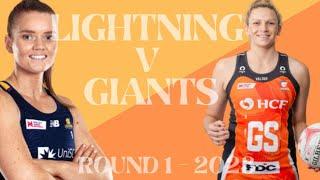 Netball Round 1 - Sunshine Coast Lightning v GWS Giants - SSN 2023 - Highlights