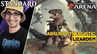 ABSURD Synergistic Lizards?! | BLB Lizard Criminals | Bloomburrow Early Access | Standard | MTG Ar