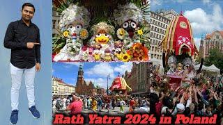 Shree Jagannath Rath Yatra Poland2024  #iskonpoland #iskon| Hare Krishna Festival in Wroclaw Poland