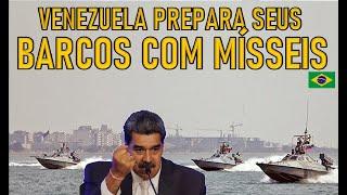 VENEZUELA prepara seus BARCOS de MÍSSEIS entregues pelo IRÃ! #military #militar #geopolitica