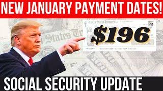 SOCIAL SECURITY JANUARY PAYMENT DATES! NEW CHANGES 2025! SSA SSI SSDI Payments | Social Security UPD