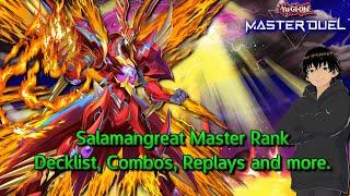 The Best way to play Salamangreat Master Duel | Master Rank | Decklist | Combos | Replays