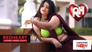Redheart Saree Lover # Sneha in Brown Saree Photoshoot HD1080p| Saree Lover | Big Boobs | Bong Crush