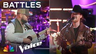 Tate Renner & Tanner Frick Take The Stage With Jelly Roll's "Need A Favor" | The Voice Battles | NBC