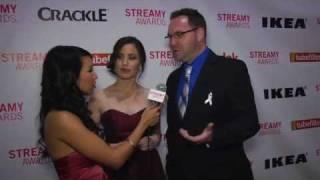 Robert Welkner and Hailey Bright-2010 Streamy Awards ...