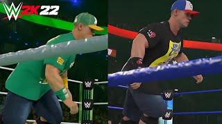 WWE 2K22 John Cena New Attires Showcase | 1080p