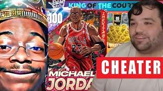 KING OF THE COURT CHEATER VS CARLO221 WAGER IN NBA2K25 MyTeam!! BEST OF ONE