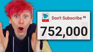 Don't Subscribe has reached 750,000 SUBSCRIBERS!!!