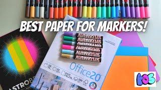 The BEST Paper for Drawing With Posca Markers!!