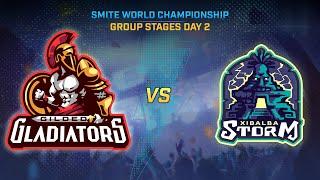 SMITE WORLD CHAMPIONSHIP: Group Stages Day 2 - Gilded Gladiators Vs Xibalba Storm