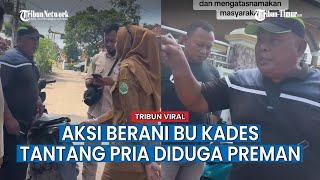 Viral Bu Kades di Subang Berani Lawan Preman Ngaku Warga Protes Perbaikan Jalan