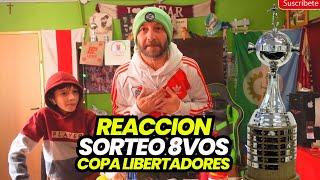 SORTEO 8vos DE FINAL COPA LIBERTADORES - Reacciones de Hinchas de River