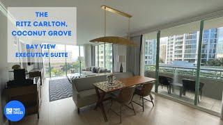 The Ritz Carlton Coconut Grove Bay View Executive Suite Tour