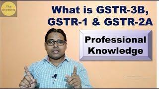 What is GSTR-3B | GSTR1 and GSTR2A | Who will file GSTR3B | GSTR1 | GSTR2A-Hindi Video