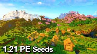 TOP 3 BEST MINECRAFT 1.21.2 PE SEEDS BEDROCK! (Seeds Minecraft 1.21.2 Bedrock)